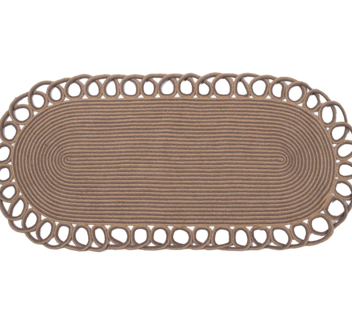 Χαλί γιούτα 1911 (70cm x 160cm) light grey