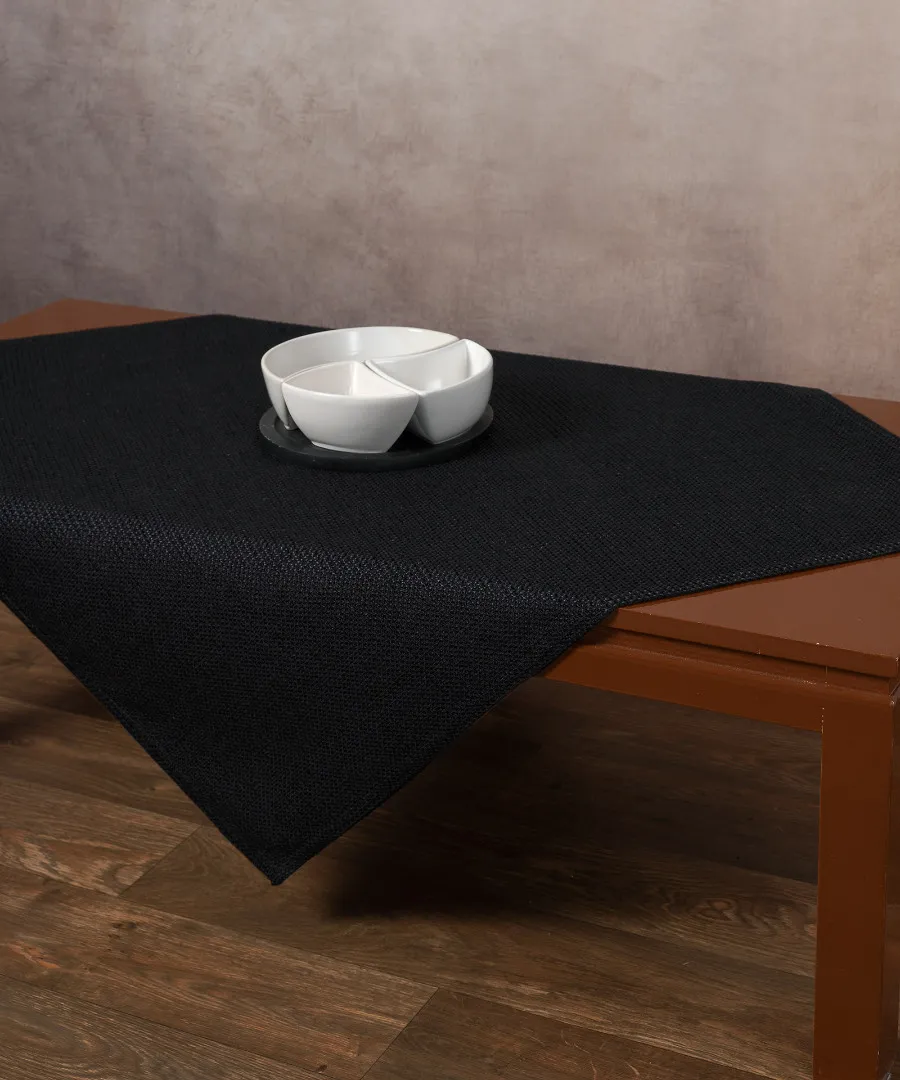 Τραπεζοκαρέ 9925 (135cm x 135cm) μαύρο