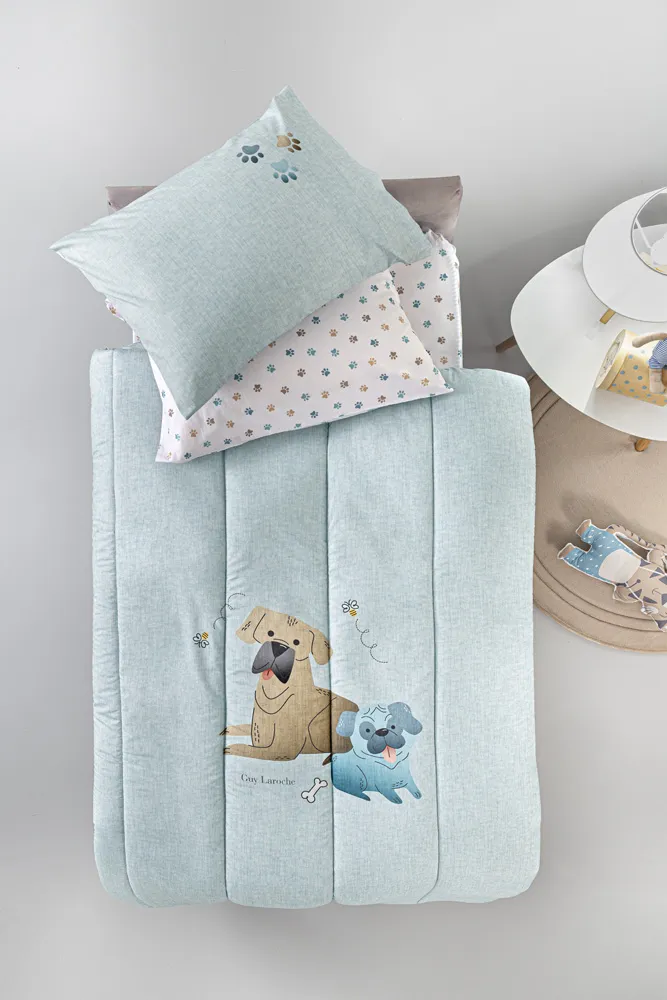 Παιδική Παπλωματοθήκη Paw Ciel Suede 