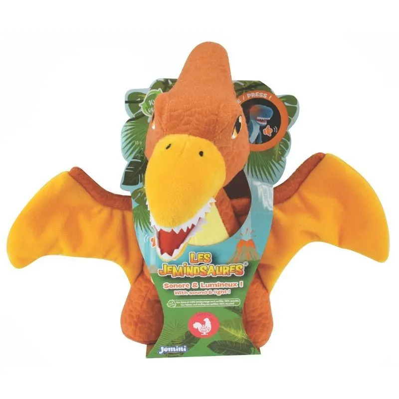 Πτερανόδοντας 25cm με Ήχο και Φως από Ανακυκλωμένα Υλικά Jemini