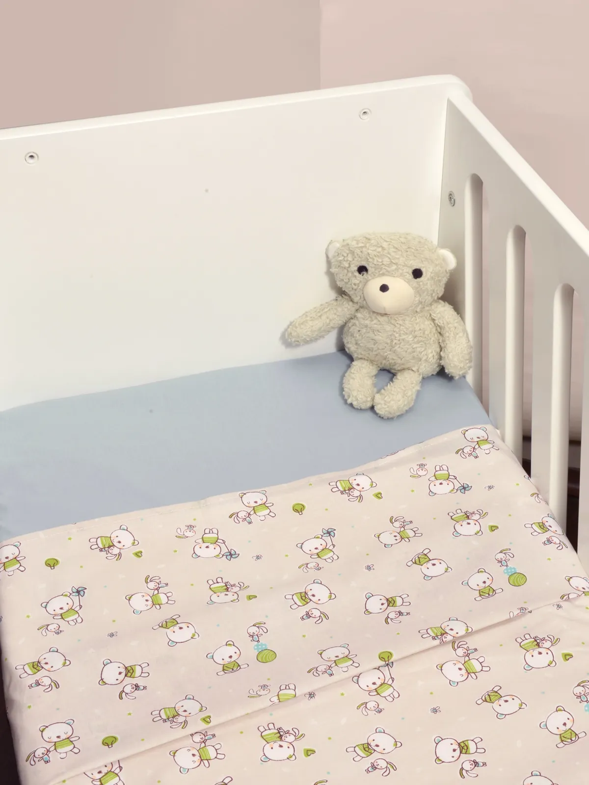 Σεντόνια Λίκνου Σετ 2τ 80x100cm Design 213 Oliver Baby