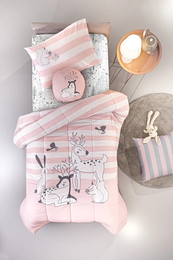 Παιδικό Κουβερλί Forest Pudra 