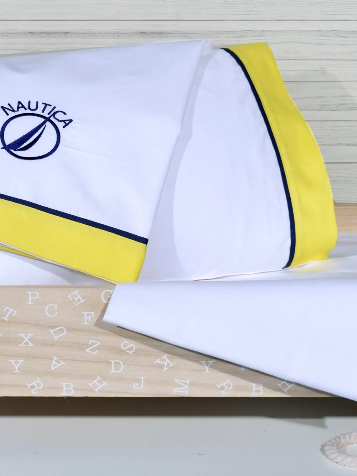 Σετ 3 τεμ. Σεντόνια Λίκνου 75x110 cm & 30x40 cm Design 917 Κίτρινο