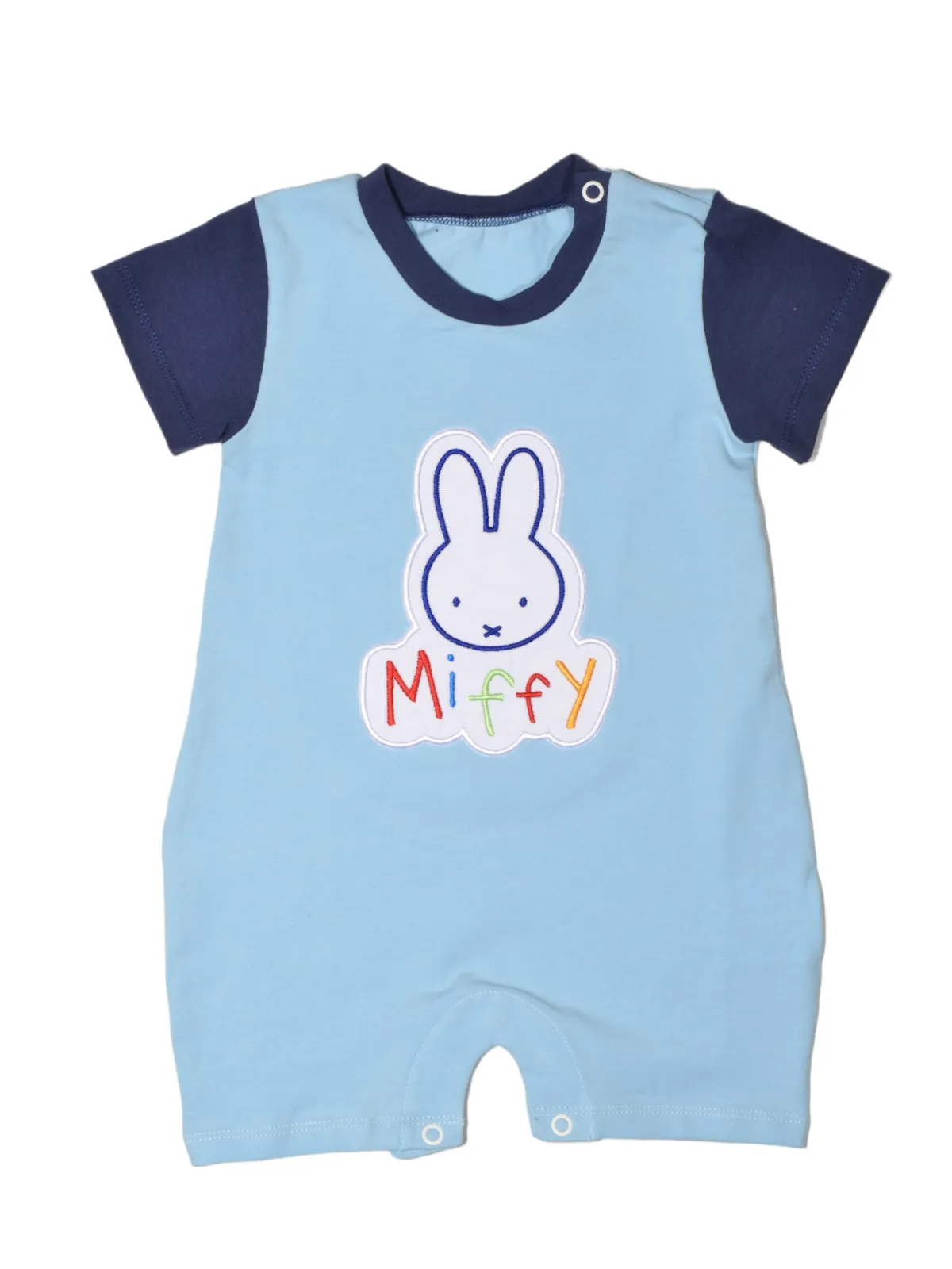 Φορμάκι Καλοκαιρινό Σιέλ Ανοιχτό Με Κέντημα Des. 11 9-12 Mηνών/74 cm Miffy