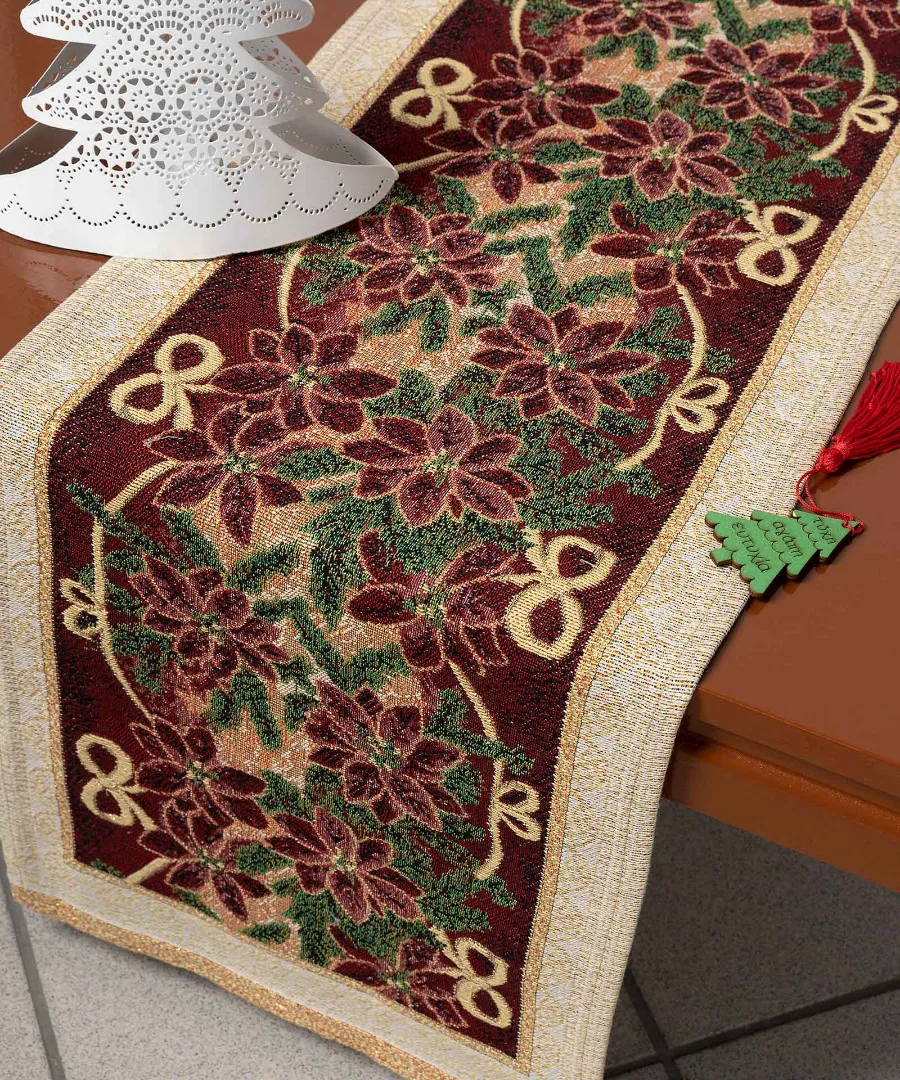 χριστουγεννιάτικη τραβέρσα (33cm x 170cm) 719