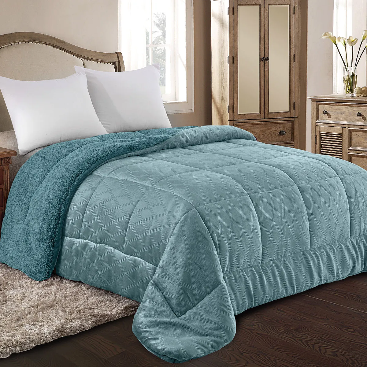 ΚΟΥΒΕΡΤΟΠΑΠΛΩΜΑ ΥΠΕΡΔΙΠΛΟ 220X240 ADAM HOME (820) LAGUNA