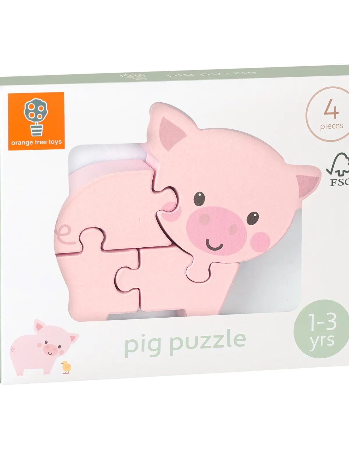 Παζλ Γουρουνάκι Orange Tree Toys