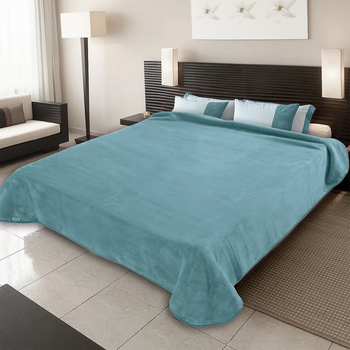 ΚΟΥΒΕΡΤΑ ΙΣΠΑΝΙΑΣ KING SIZE 240X260 BELPLA PLAIN  LAGUNA(71)  