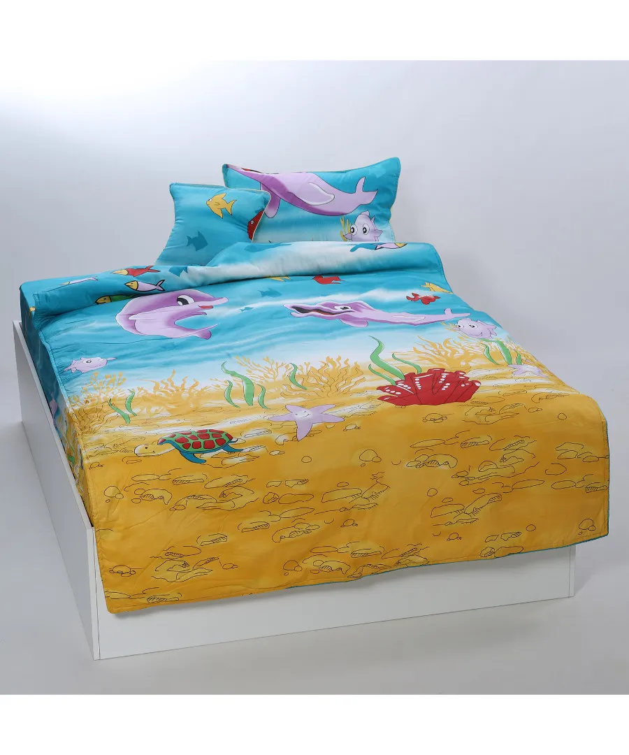 παπλωματοθήκη 160cm x 240cm κατωσέντονο με λάστιχο 110cm x 210cm+19cm 1x50cm x 70cm 40cm x 40cm joy-25