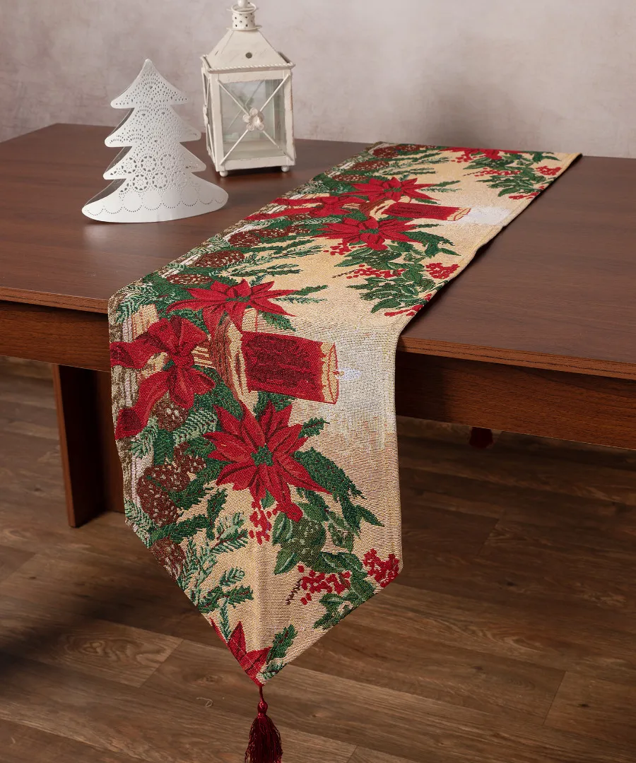 Χριστουγεννιάτικη τραβέρσα στόφα W351-131 (33cm x 172cm)