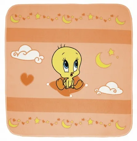 Κουβέρτα Φανελένια Design49 90x90 Baby Looney Tunes