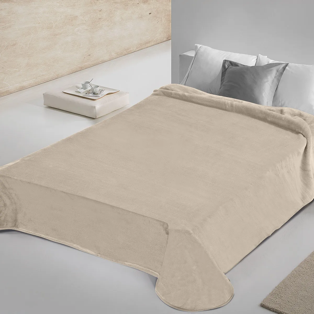 ΚΟΥΒΕΡΤΑ ΜΟΝΗ 160X220 ADAM HOME 700 CAPPUCCINO