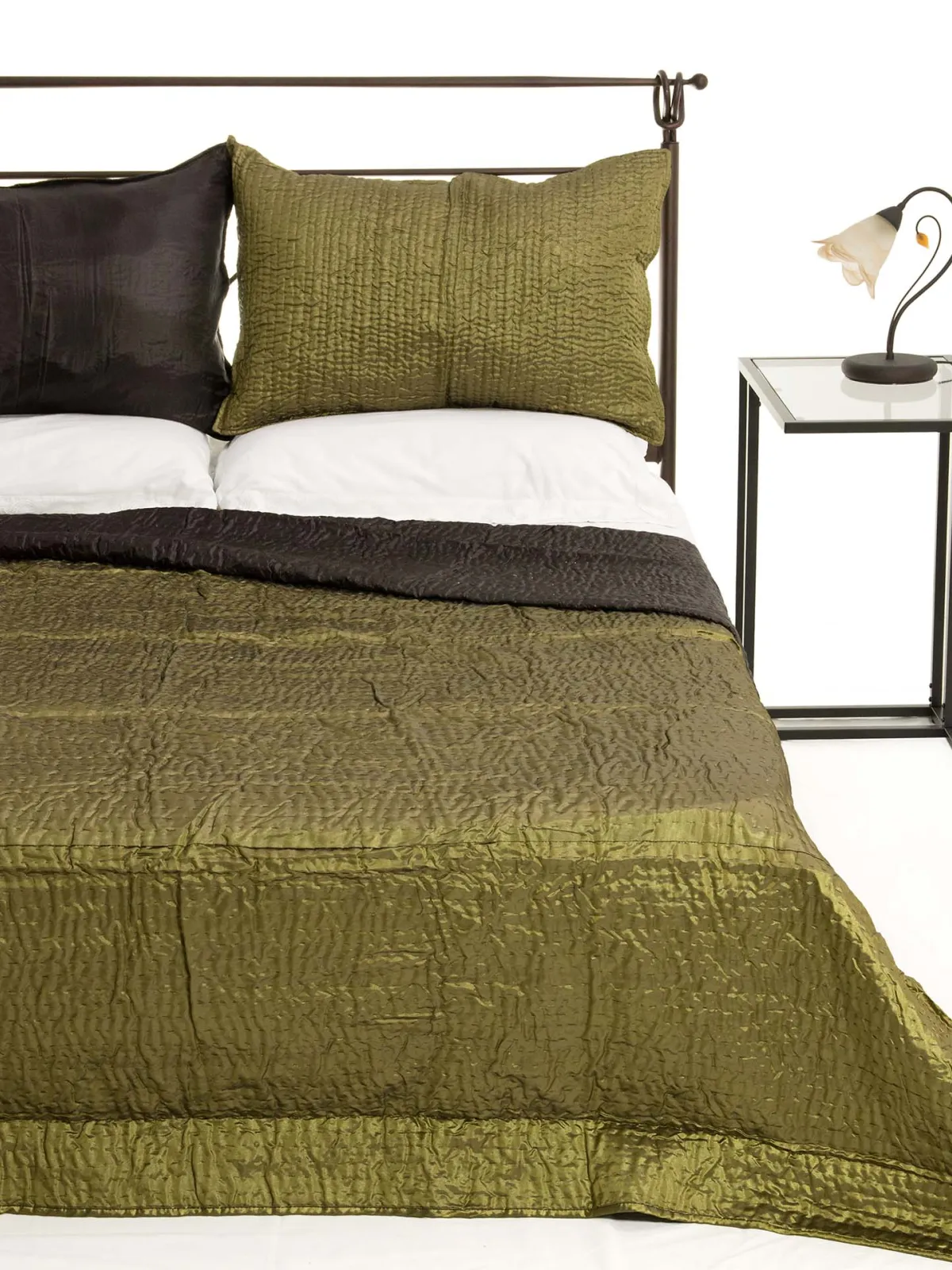 ΚΟΥΒΕΡΛΙ σετ (160cm x 220cm + 1 x 50cm x 70cm) 6330 πράσινο