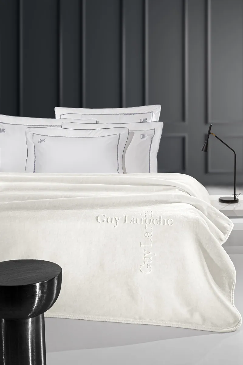 Κουβέρτα Logo Ivory 