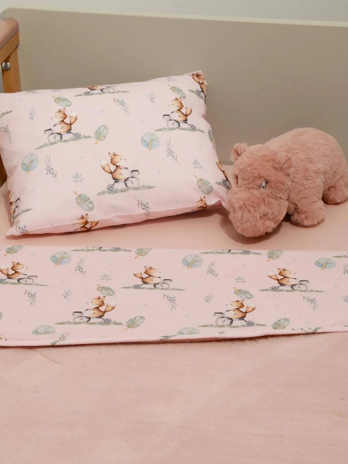 Minky ΝEW Κουβέρτα Κούνιας Διπλής Όψης 100x150 Des.426 Oliver Baby