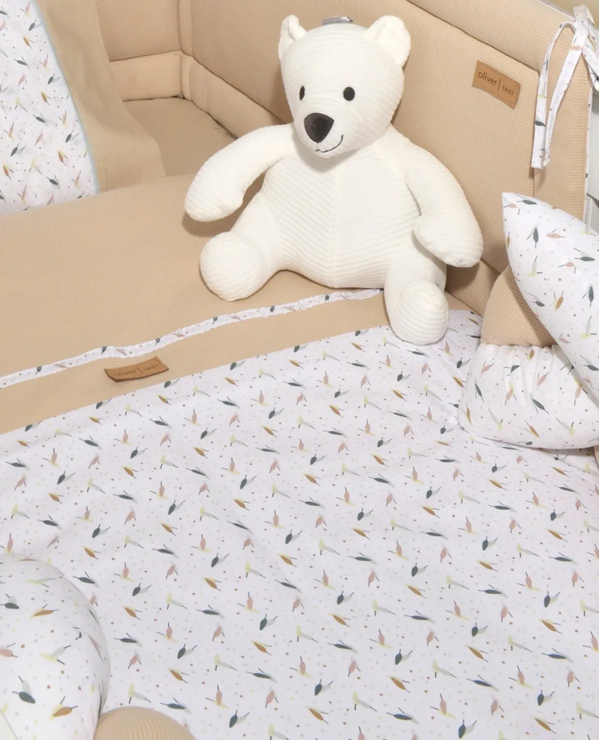 Παπλωματοθήκη με Φερμουάρ 100x140cm Design 404 Oliver Baby