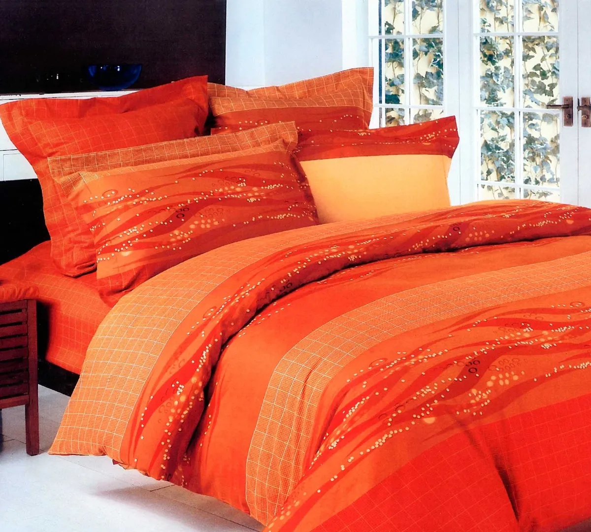 σεντόνια φανελένια (230cm x 250cm 2x 50cm x 70cm)  45-1