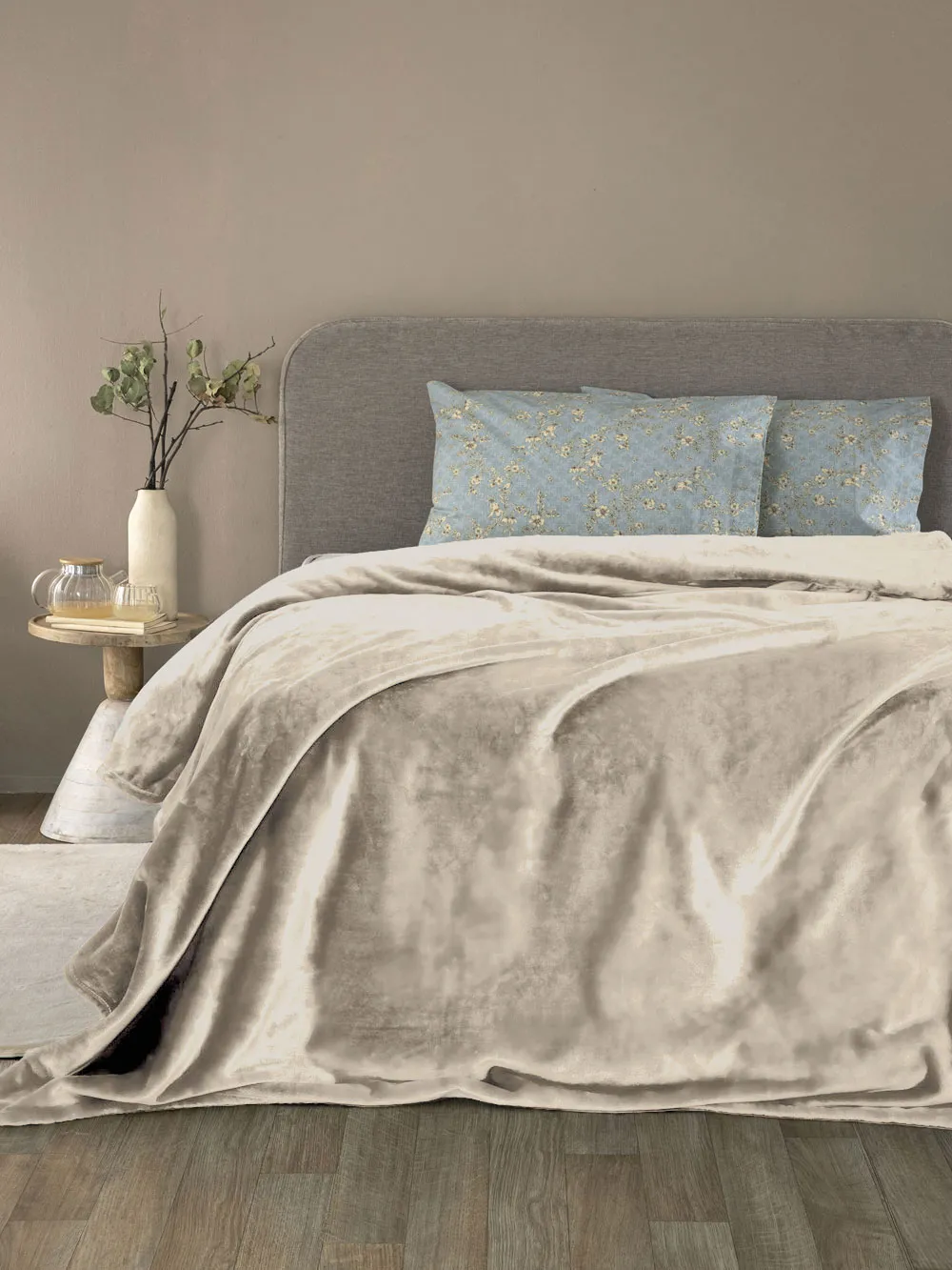 Κουβέρτα Fleece 220x240 LUCY FOG