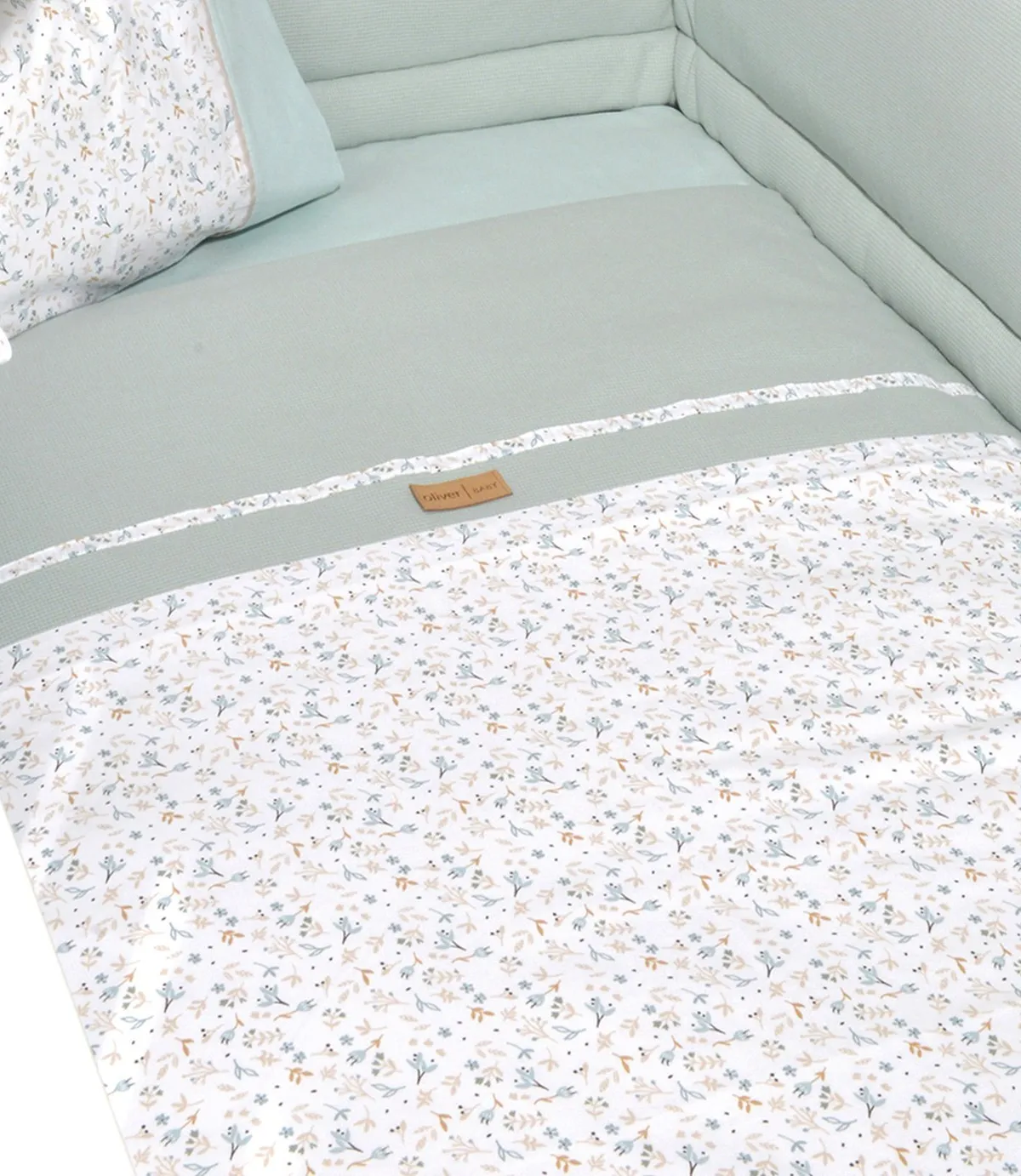 Παπλωματοθήκη με Φερμουάρ 100x140cm Design 403 Oliver Baby