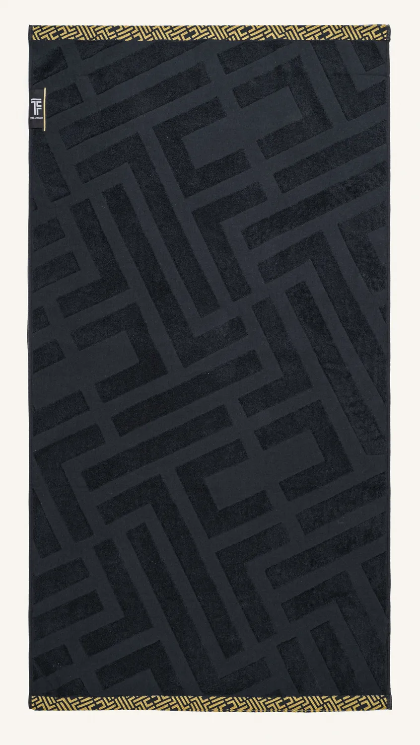 Πετσέτα Θαλάσσης Fresh Black