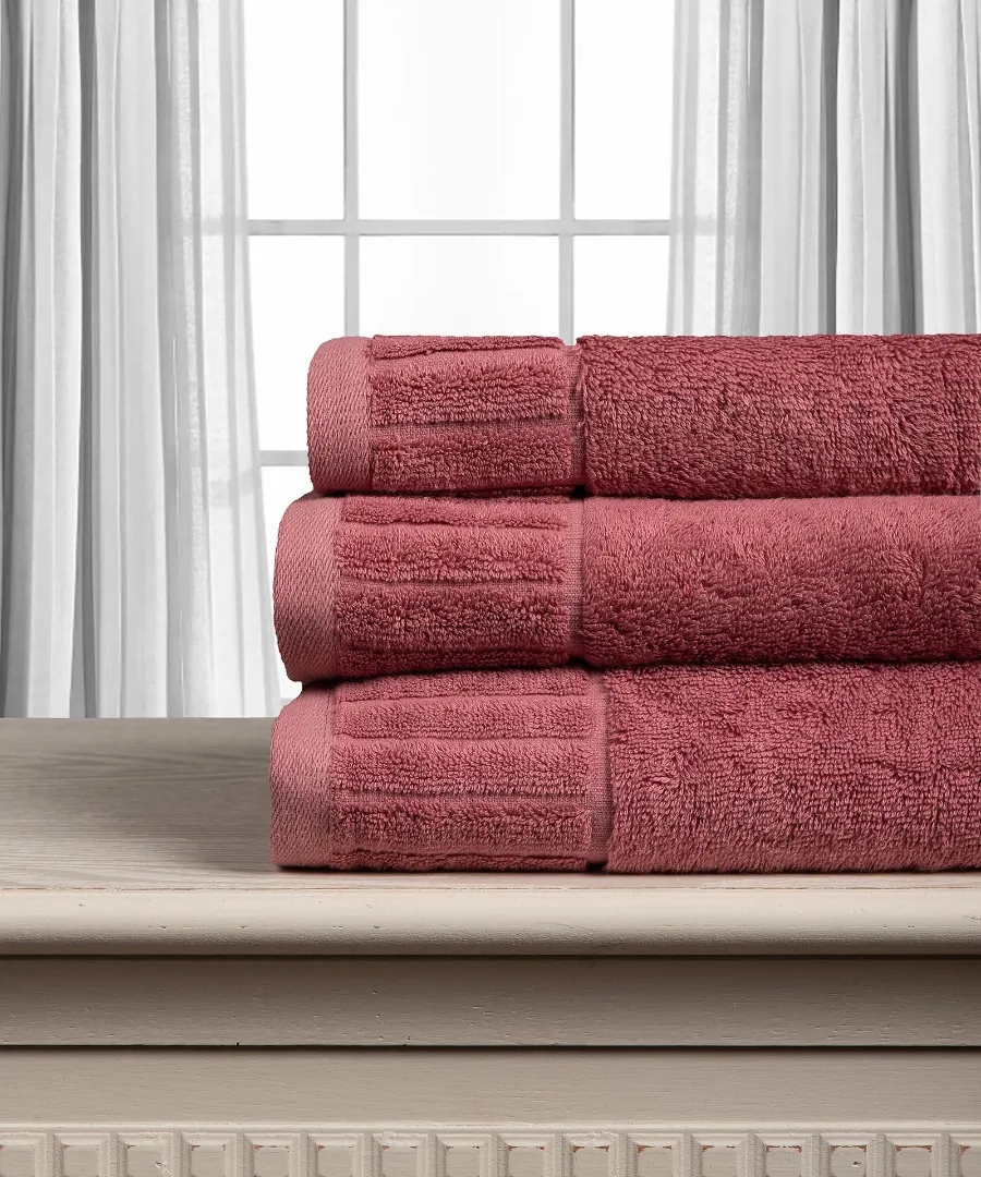 Βαμβακερή πετσέτα ΜΕΛΩΔΙΑ 600gsm (40cm x 60cm) teracotta