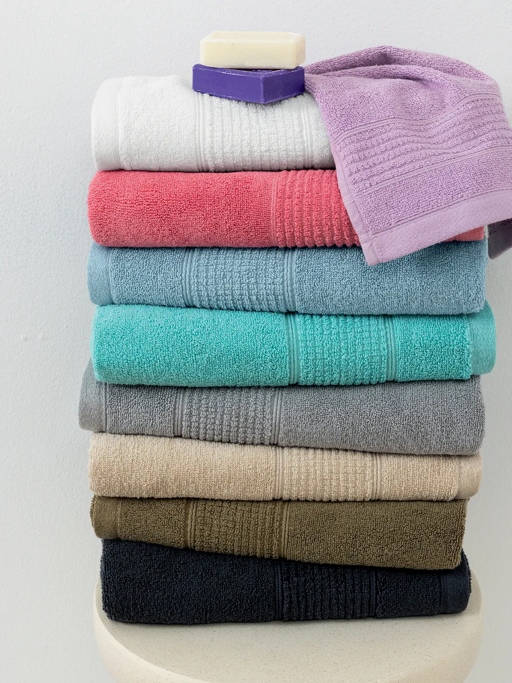 Πετσέτα Λουτρού Towels Collection 100x150 ROKE WHITE