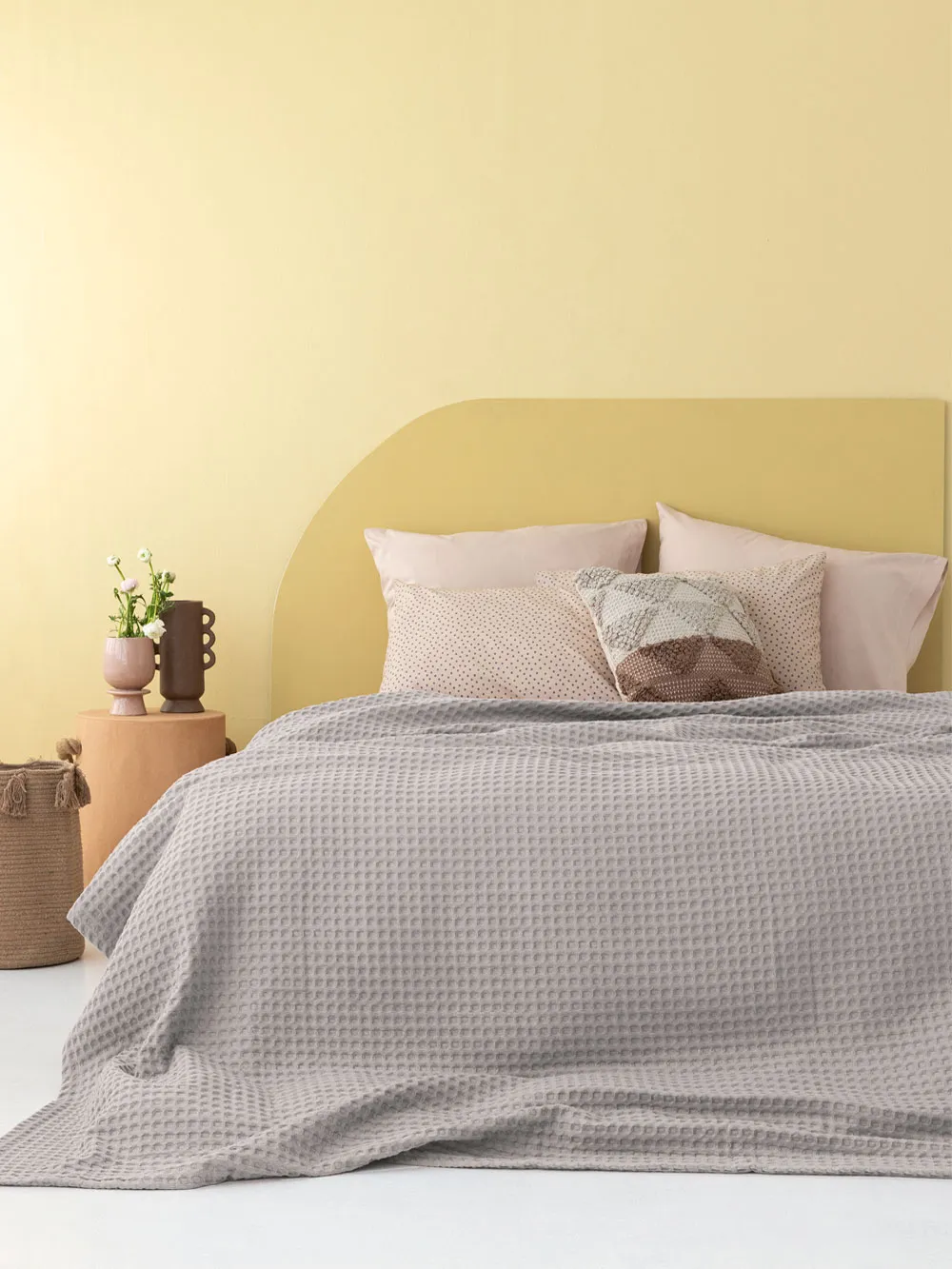 Κουβέρτα Πικέ 170x240 MARCIE FOG