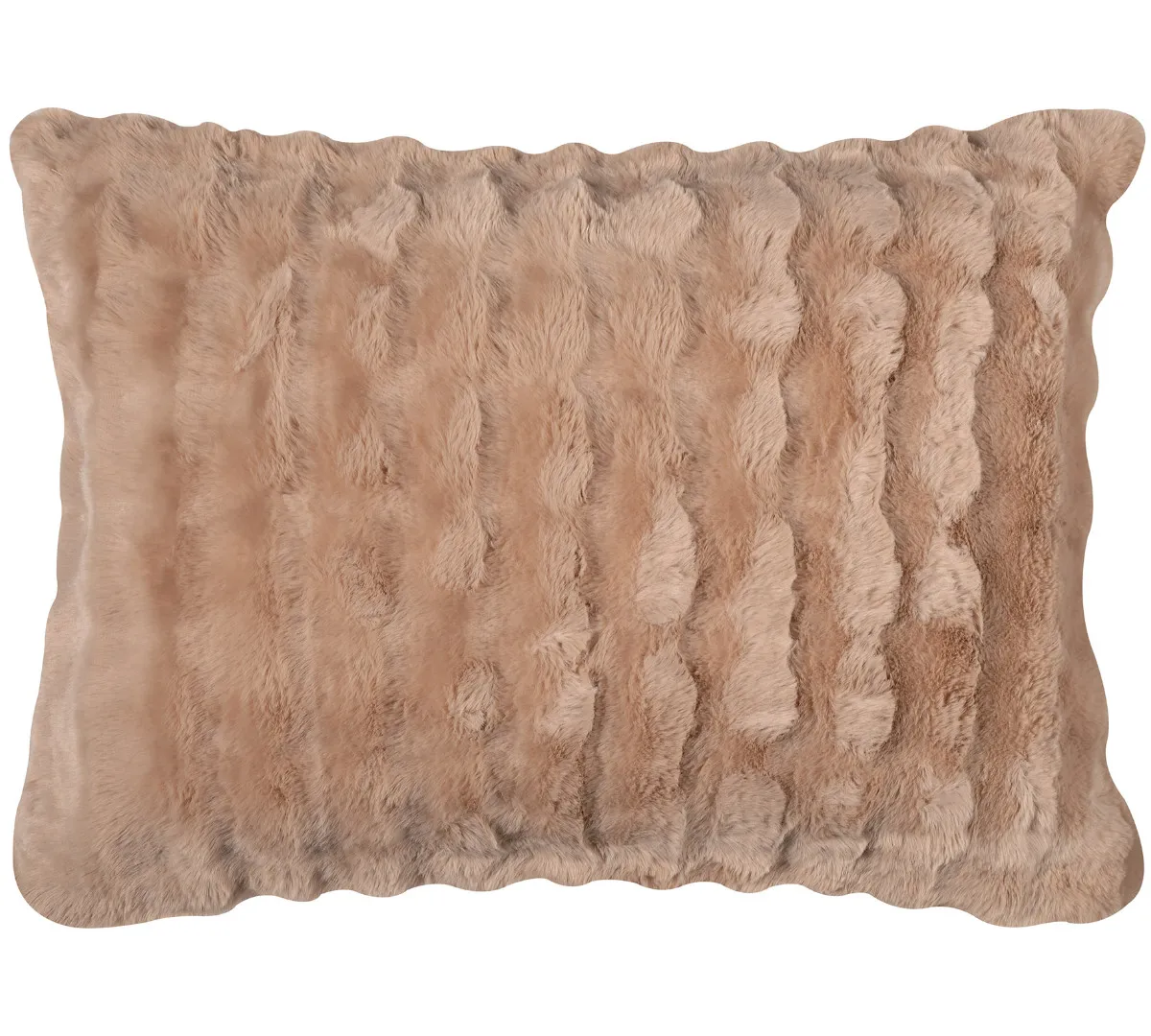 Μαξιλαροθήκη burble (50cm x 70cm) ανοιχτό καφέ 