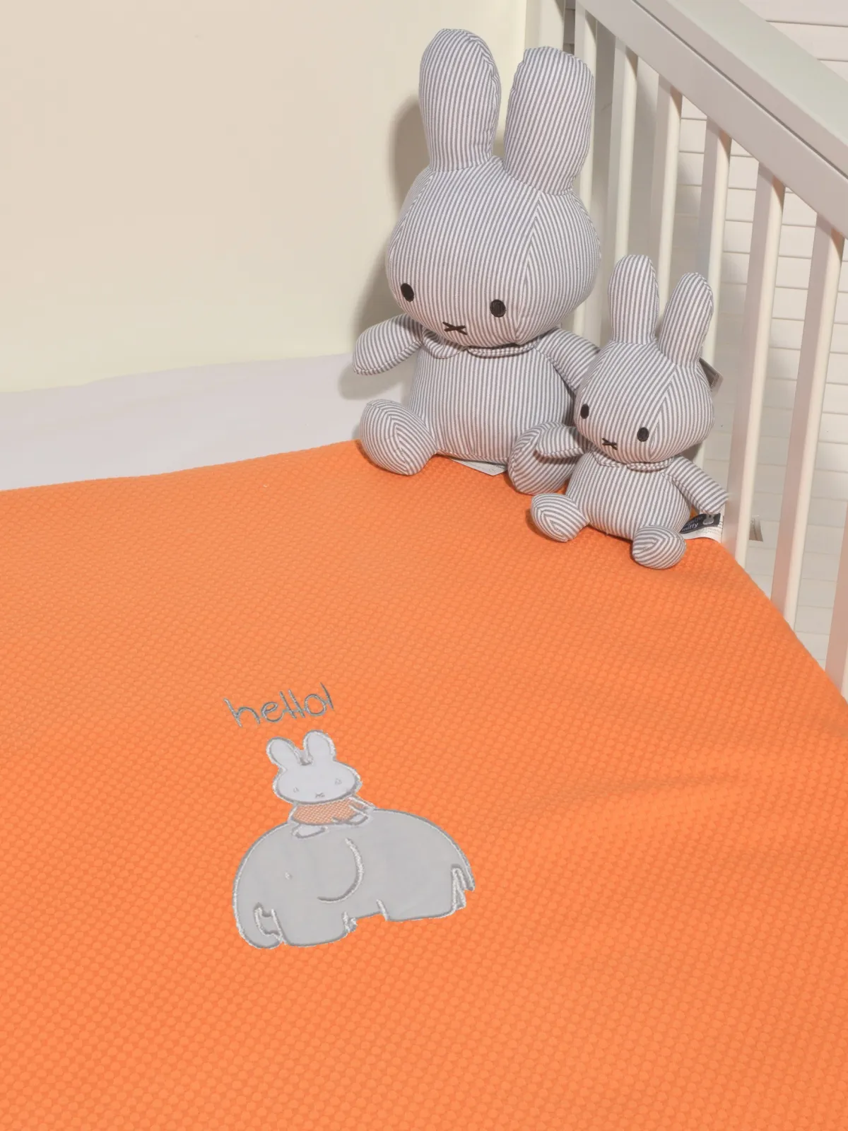 Κουβέρτα Πικέ Κούνιας 100x140 cm Design 13