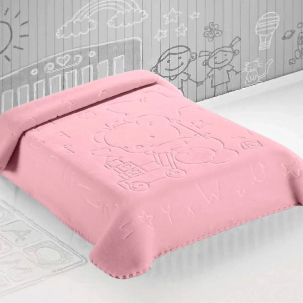 ΚΟΥΒΕΡΤΑ ΙΣΠΑΝΙΑΣ ΚΟΥΝΙΑΣ 110X140 BELPLA STER 521 PINK