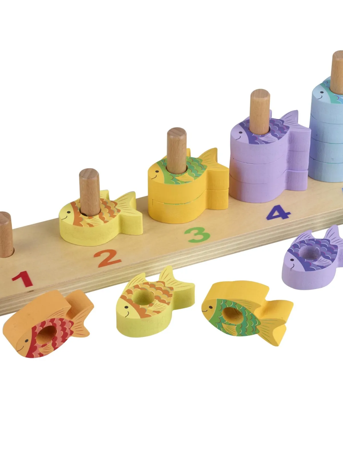 Παιχνίδι Στοίβαξης και Μετρήματος Sea Life Orange Tree Toys (FSC®)