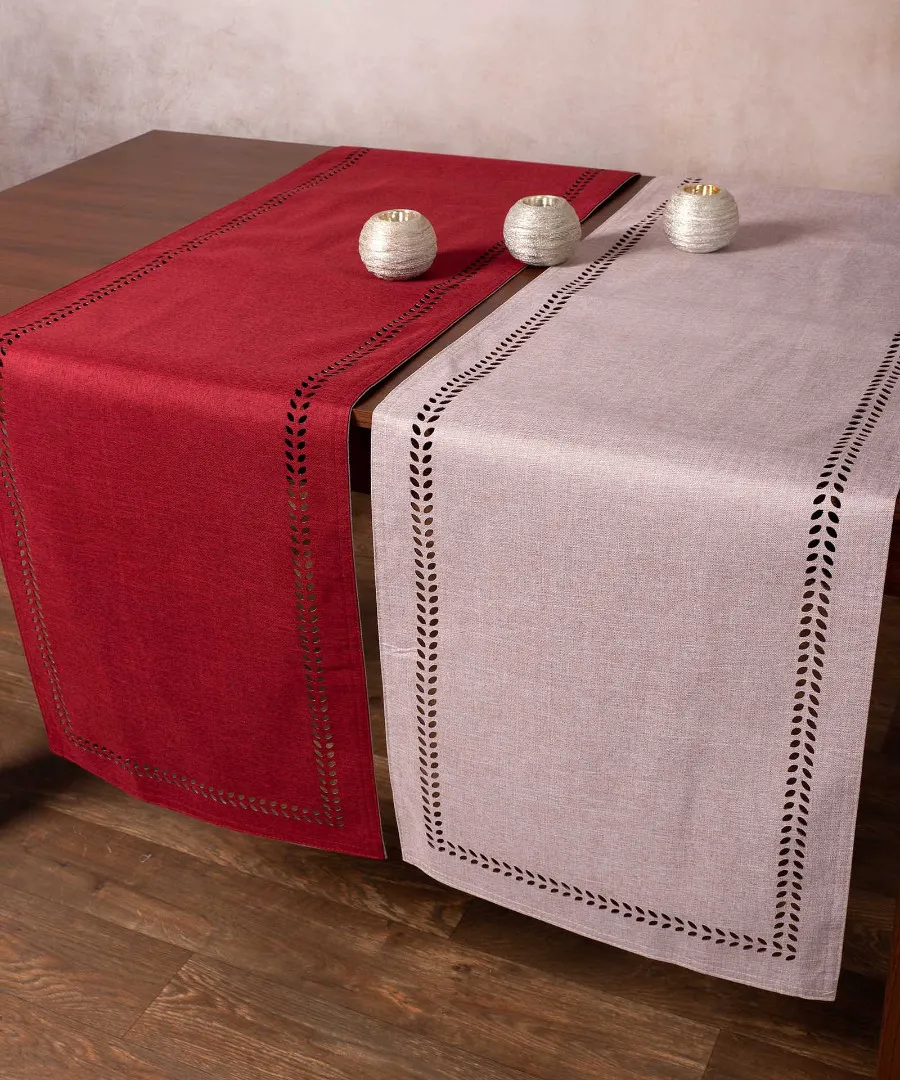 τραβέρσα (45cm x 170cm) bg18 αμέθυστος/κόκκινο