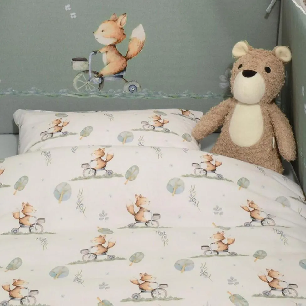 Παπλωματοθήκη με Φερμουάρ 100x140cm Design 423 Oliver Baby