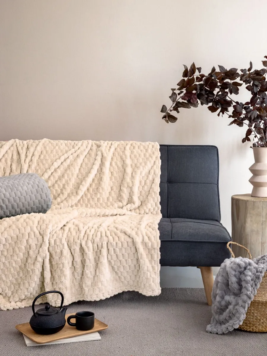 Κουβέρτα Fleece 160x220 ASTER CREME