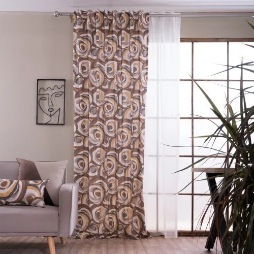  Κουρτίνα (Έτοιμη Ραμμένη) Merida - 140x275cm