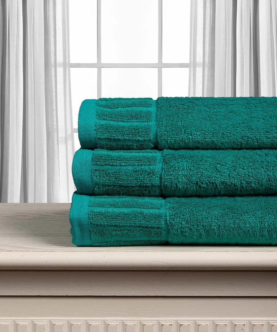 Βαμβακερή πετσέτα ΜΕΛΩΔΙΑ 600gsm (75cm x 150cm) green