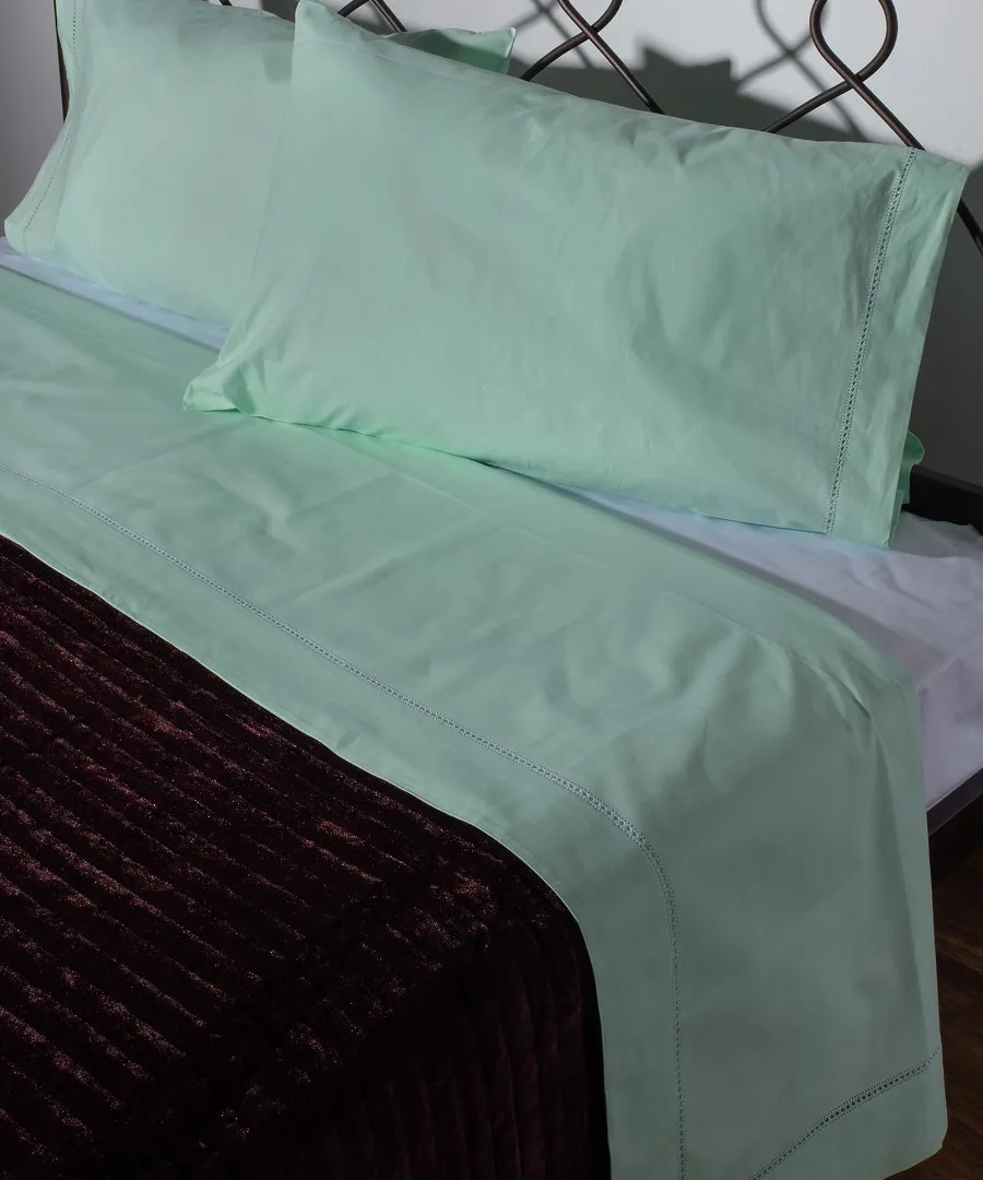 ΧΕΙΡΟΠΟΙΗΤΟ ΣΕΝΤΟΝΙ ΜΕ ΑΖΟΥΡ ΝΧ46 ΤΡΙΩΝ ΤΕΜΑΧΙΩΝ (225CM X 250CM) ΠΡΑΣΙΝΟ