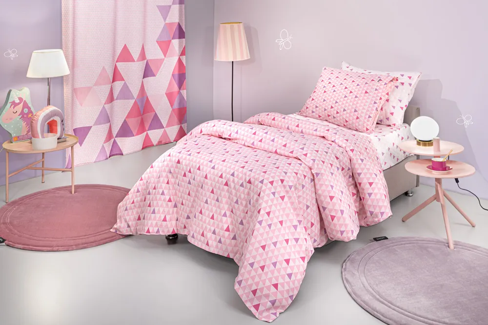 Σετ 3τμχ Παιδικά Σεντόνια Two 2 Twenty Fuchsia 