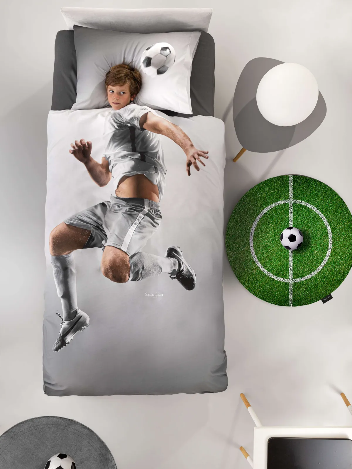 Παπλωματοθήκη & Μαξιλαροθήκη Striker Cotton 