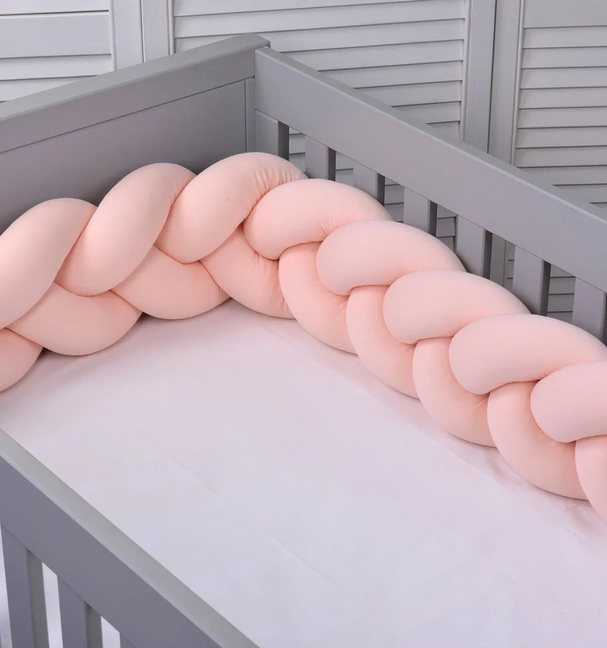 Πλεξούδα τριπλή βαμβακερή 20X200  με ειδική εσωτερική επένδυση Design 60 Oliver Baby