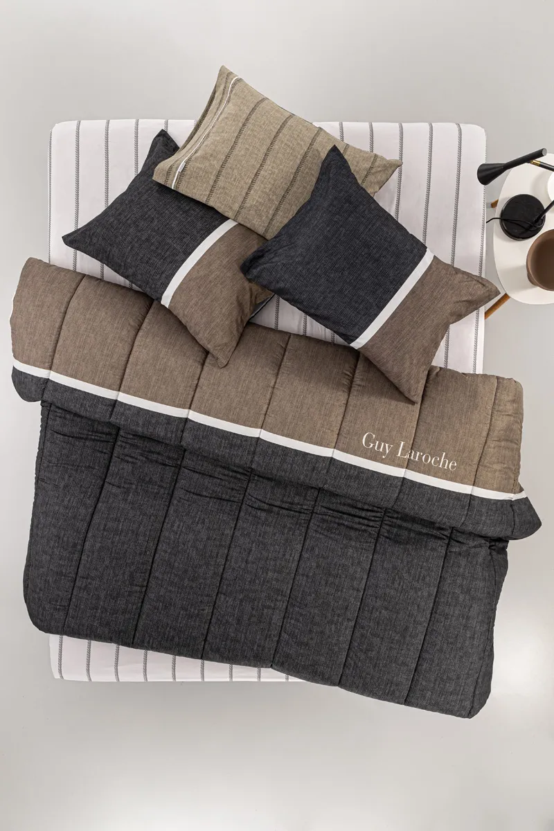 Παπλωματοθήκη Beverly Carbon Suede 