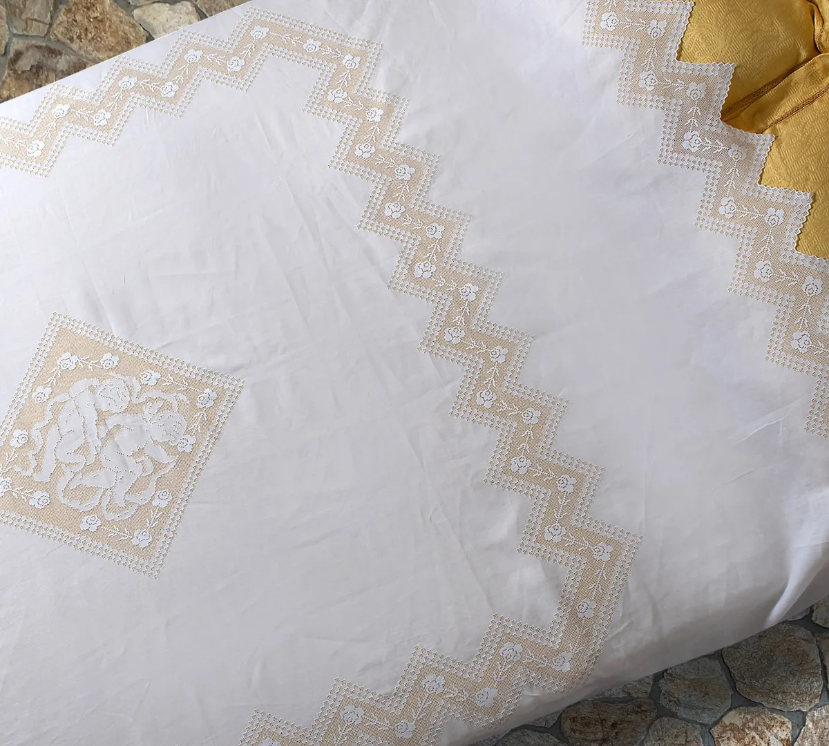 Χειροποίητη λινή κουβέρτα 274 (260cm x 280cm)