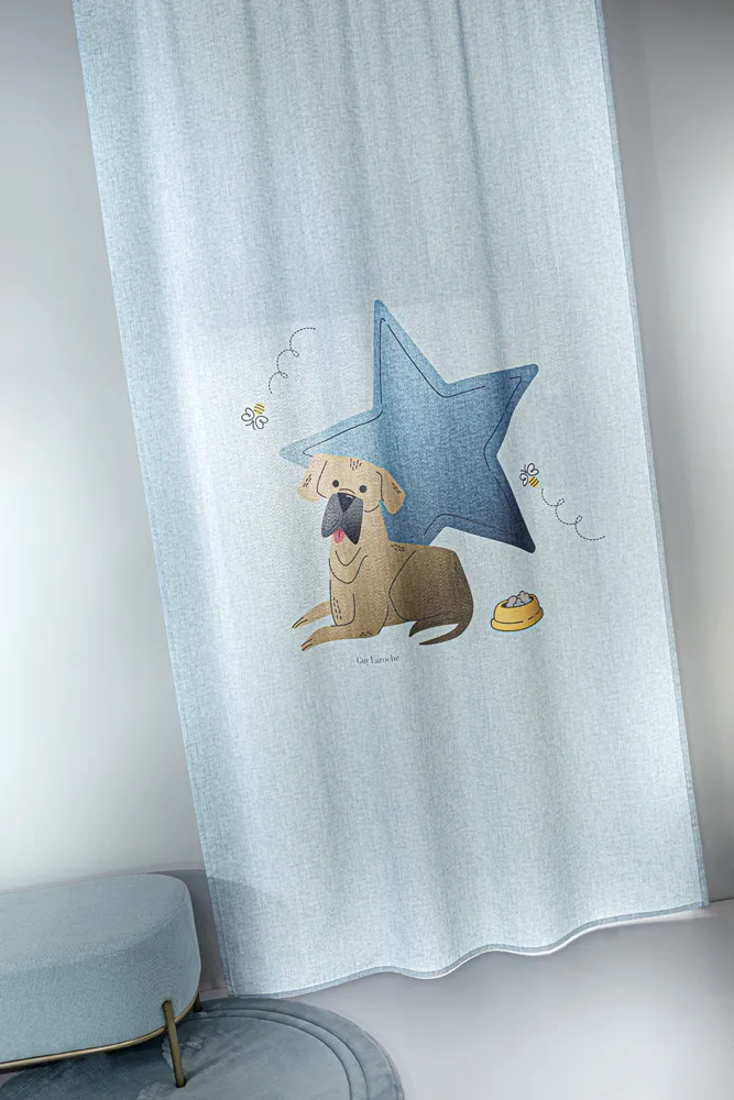 Βρεφική Κουρτίνα Paw Ciel 