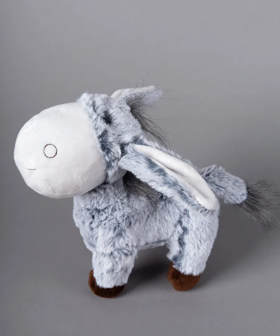 Λούτρινο γαιδουράκι (20cm x 10cm) γκρί