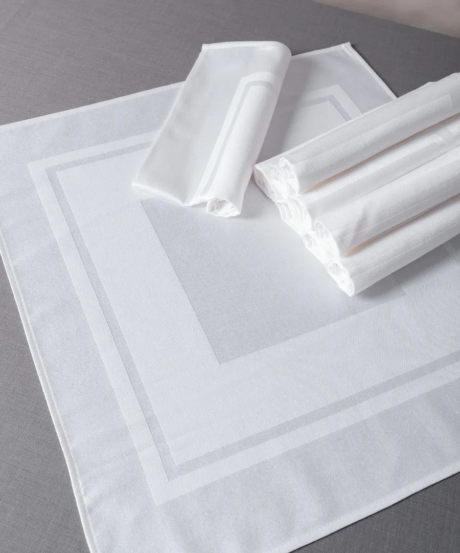 Πετσέτες φαγητού (10 τεμάχια) 423 (45cm X 45cm) λευκές