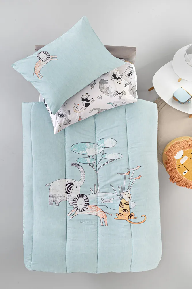 Παιδικό Πάπλωμα Zootopia Aqua Grey Suede 