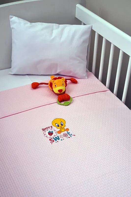 Κουβέρτα Πικέ Κούνιας Baby Looney Tunes Design 26