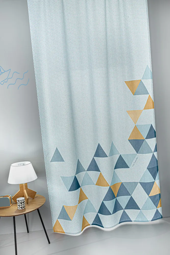 Βρεφική Κουρτίνα Two 2 Twenty Aqua Grey 