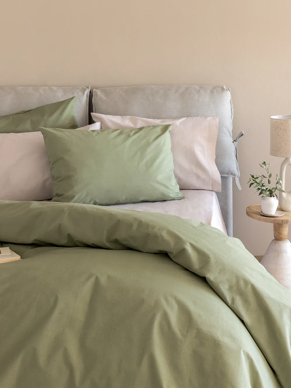 Σεντόνι Υπέρδιπλο 170x200+30 ETOILE/2 KHAKI Με Λάστιχο