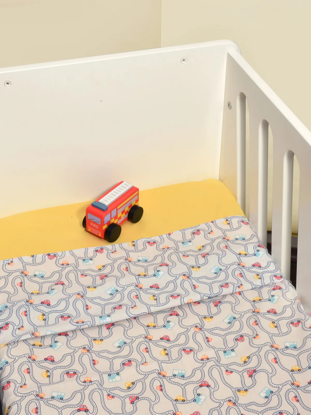 Σεντόνια Λίκνου Σετ 2 τεμ. 80x100 cm 100% Βαμβάκι Design 214 Oliver Baby